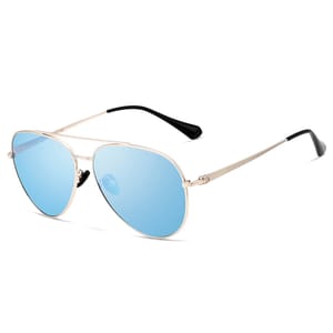Vintage Polarized Pilot Sunglasses with UV400 Protection Lens