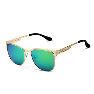 Stylish Pilot Sunglasses with Polarized UV400 Mirror Lenses