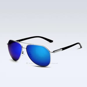 Polarized Pilot Sunglasses with UV400 Mirror Coated Lenses