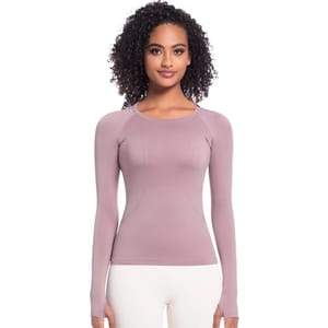 Breathable Long Sleeve Gym T-Shirt for Women’s Workout and Running Breathable Long Sleeve Gym T-Shirt for Women’s Workout and Running