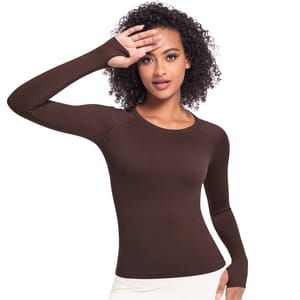Breathable Long Sleeve Sports T-Shirt for Women’s Running and Yoga