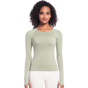 Breathable Long Sleeve Sports T-Shirt for Women’s Running and Yoga