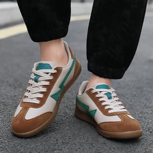 Unisex Patchwork Outdoor Sneakers with Waterproof Comfort Design Oein - Men's Low Top Sneakers 3