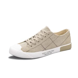 Lightweight Canvas Lace-Up Sneakers for Everyday Casual Wear