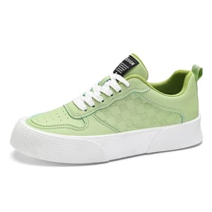 Men's Low-Top Canvas Platform Sneakers for Casual Street Style
