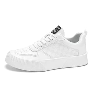 Men's Low-Top Canvas Platform Sneakers for Casual Street Style