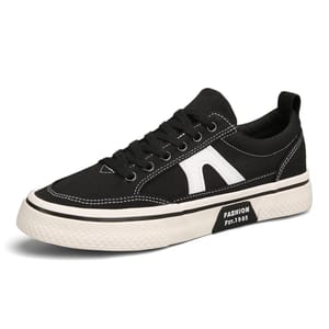 Men’s Canvas Espadrille Sneakers with Vulcanized Flat Sole