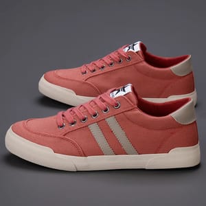 Men’s Low-Top Vintage Canvas Sneakers with Vulcanized Sole