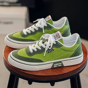 Men’s Harajuku Canvas Vulcanized Sneakers for Spring Summer