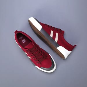 Low-Top Canvas Vulcanized Sneakers for Men Spring Summer
