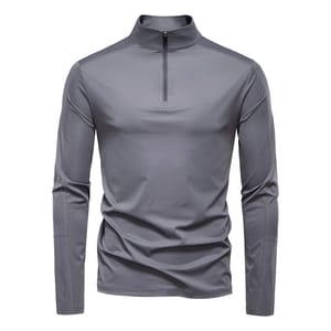 Men’s UPF100+ Quick Dry Outdoor Long Sleeve Zipper Shirt