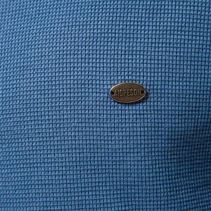 Men’s Waffle Knit Henley Long Sleeve T-Shirt for Casual Wear