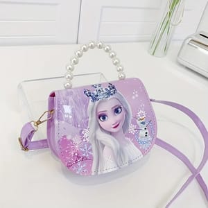 Charming Cartoon Princess Shoulder Bag for Girls' Everyday Use