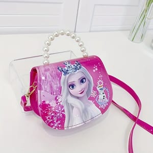 Charming Cartoon Princess Shoulder Bag for Girls' Everyday Use
