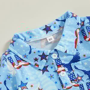 Toddler Boys Cartoon Print Short Sleeve Holiday Tees Toddler Boys Cartoon Print Short Sleeve Holiday Tees
