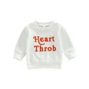 Baby Boys Letter Print Long Sleeve Pullover Sweatshirt