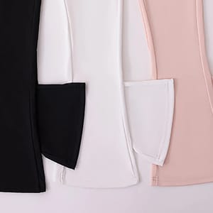 Comfortable Bootcut Leggings for Girls with Flared Hem