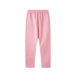 Soft Cotton Blend Leggings for Girls with Elastic Waist