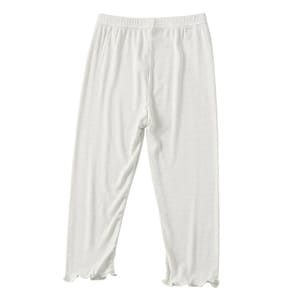 Lightweight Straight-Leg Ice Silk Pants for Girls' Summer Wear