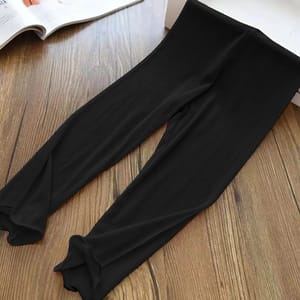 Breathable Lightweight Long Pants for Girls in Soft Ice Silk