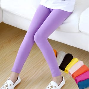 Stretchy Girls Leggings for Everyday Play and Sporty Outfits