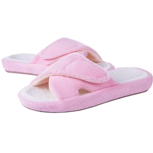 Women’s Fuzzy Flannel House Slippers with Arch Support