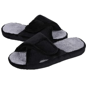 Women’s Fuzzy Flannel House Slippers with Arch Support