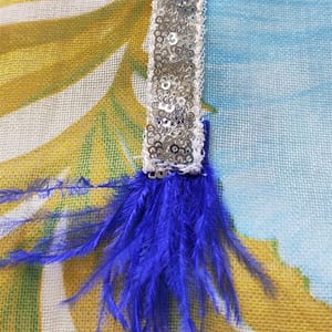 Elegant Floral Print Jalabiya with Appliques and Long Sleeves Elegant Floral Print Jalabiya with Appliques and Long Sleeves