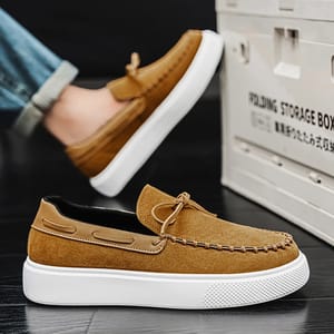 Men’s Slip-On Suede Loafers Comfortable Casual Spring Shoes Oein - Men's Loafers & Moccasins 1