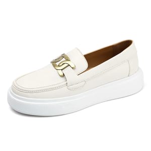 Men’s Slip-On Platform Loafers Breathable Summer Driving Shoes
