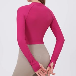 Women's Quick-Dry Zipper Workout Jacket for Running & Yoga Hearuisavy - Women's Sports Jacket 2