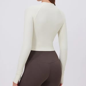 Women's Quick-Dry Zipper Workout Jacket for Running & Yoga Hearuisavy - Women's Sports Jacket 3