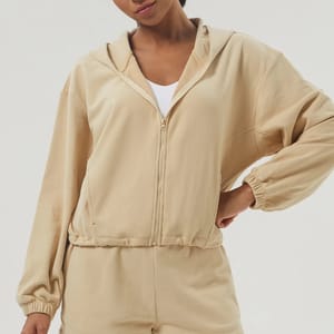 Zipper Hooded Sports Sweatshirt for Running and Streetwear