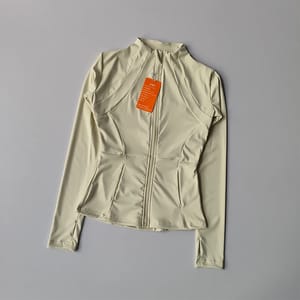 Slim Fit Zip Sports Jacket for Yoga and Running
