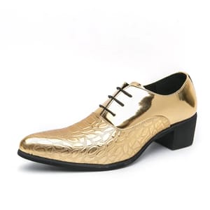 Men’s Patent Leather Formal Oxfords Pointed Toe Party Shoes