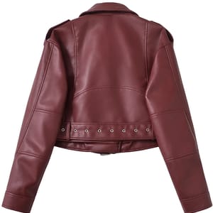 Ailegogo - Women's Leather Jackets 1