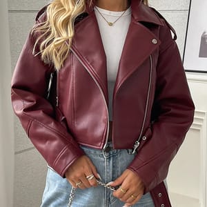 Ailegogo - Women's Leather Jackets 2