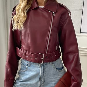 Ailegogo - Women's Leather Jackets 3