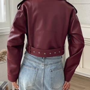 Ailegogo - Women's Leather Jackets 4