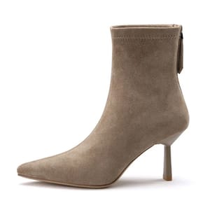 Pointed Toe Ankle Boots for Women with Thin Heels