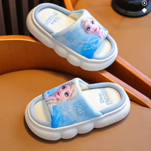 Breathable Princess Linen Slippers for Girls Summer Wear