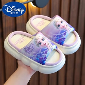 Breathable Princess Linen Slippers for Girls Summer Wear