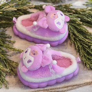 Cute Cartoon Winter Mule Slippers for Kids and Teens Cute Cartoon Winter Mule Slippers for Kids and Teens