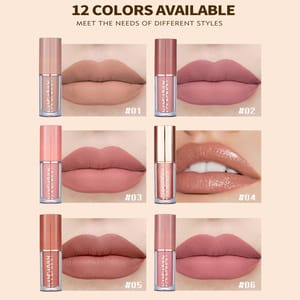 12-Color Velvet Matte Liquid Lipstick Gift Box Set Handaiyan - Women's Lips 3