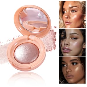 High Gloss Face Highlighter Palette with Pearl Shimmer Finish Rosawee - Women's Face 1