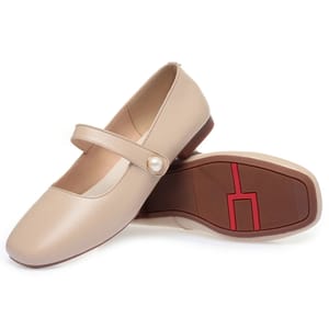 Square Toe Leather Mary Jane Loafers with Vintage Style Comfort