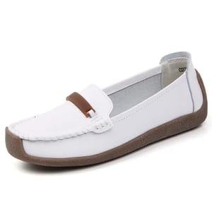 Soft Genuine Leather Moccasin Flats for Everyday Comfort