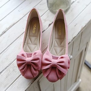 Comfortable Microfiber Moccasin Flats with Bow Detail for Women Comfortable Microfiber Moccasin Flats with Bow Detail for Women