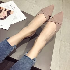 Breathable Pointed Toe Slip-On Flats for Everyday Comfort