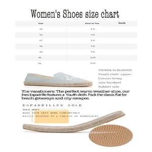 Classic Embroidered Espadrille Platform Heels with Round Toe Dzym - Women's Espadrilles 5